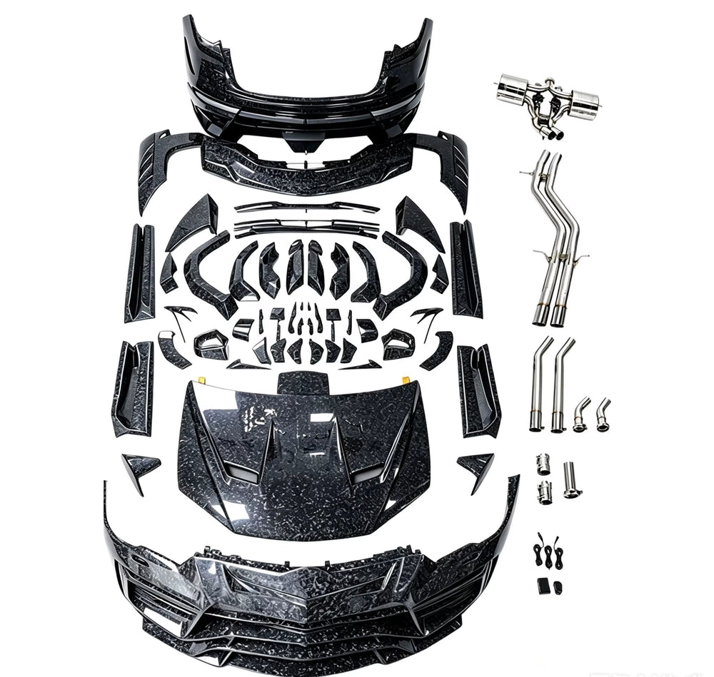 Dry Carbon MS Style Car Accessories for Lamborghini Urus Front Rear Bumper Hood Spoiler Bodykit