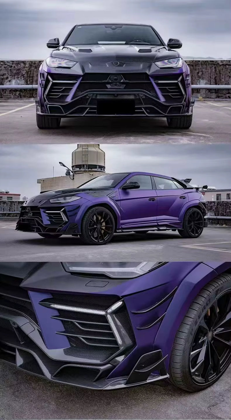 Dry Carbon Fiber Front Bumper Rear Bumper Side Skirt Rear Spoiler Body Kit for Lamborghini URUS Upgraded Msy-Style Body Kit
