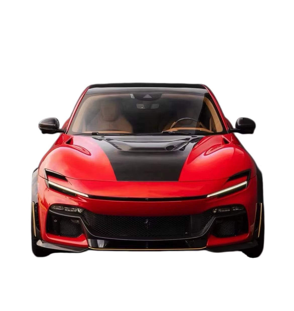 For Ferrari Purosangue Fuv N Style Dry Carbon Fiber Body Kits Auto Parts for Ferrari Purosangue