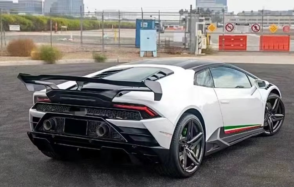 V Style Carbon Fiber Spoiler for Lamborghini Huracn Lp580 Lp610 Evo Spoiler Body Kit