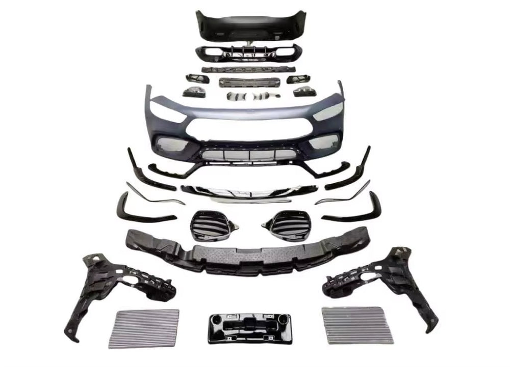 High Quality PP Material Body Kit for Mercedes-Benz Amg Gt50 Gt53 Upgrade Gt63 Amg Front and Rear Bumper Diffuser Spoiler
