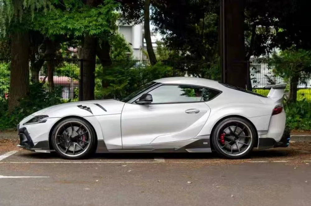 M Style Carbon Fiber Body Kit for Toyota GR Supra A90 A91 Front Lip MKV MK5 Front Lip Skirt Rear Diffuser Spoiler