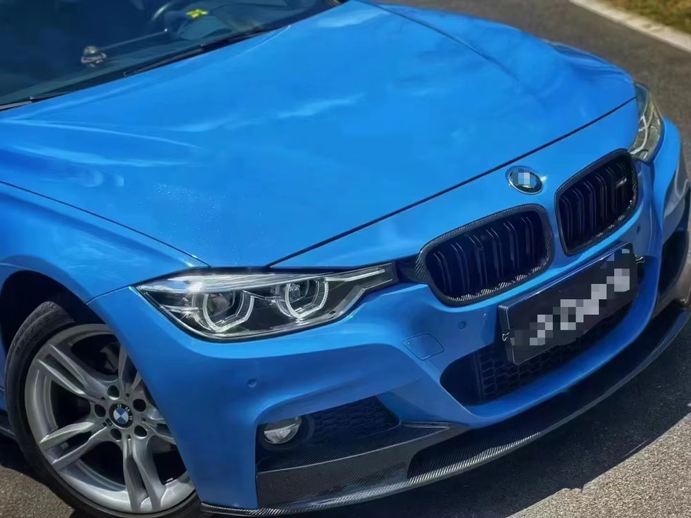 Front Bumper Lip Splitter Spoiler M Sport for Bmw F30 Front Lip 2012-2018 MP Style Carbon Fiber Body Kit