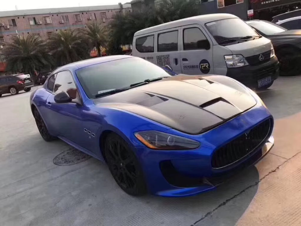 Carbon Fiber Body Kit Engine Cover for Maserati Granturismo Carbon Fiber Hood