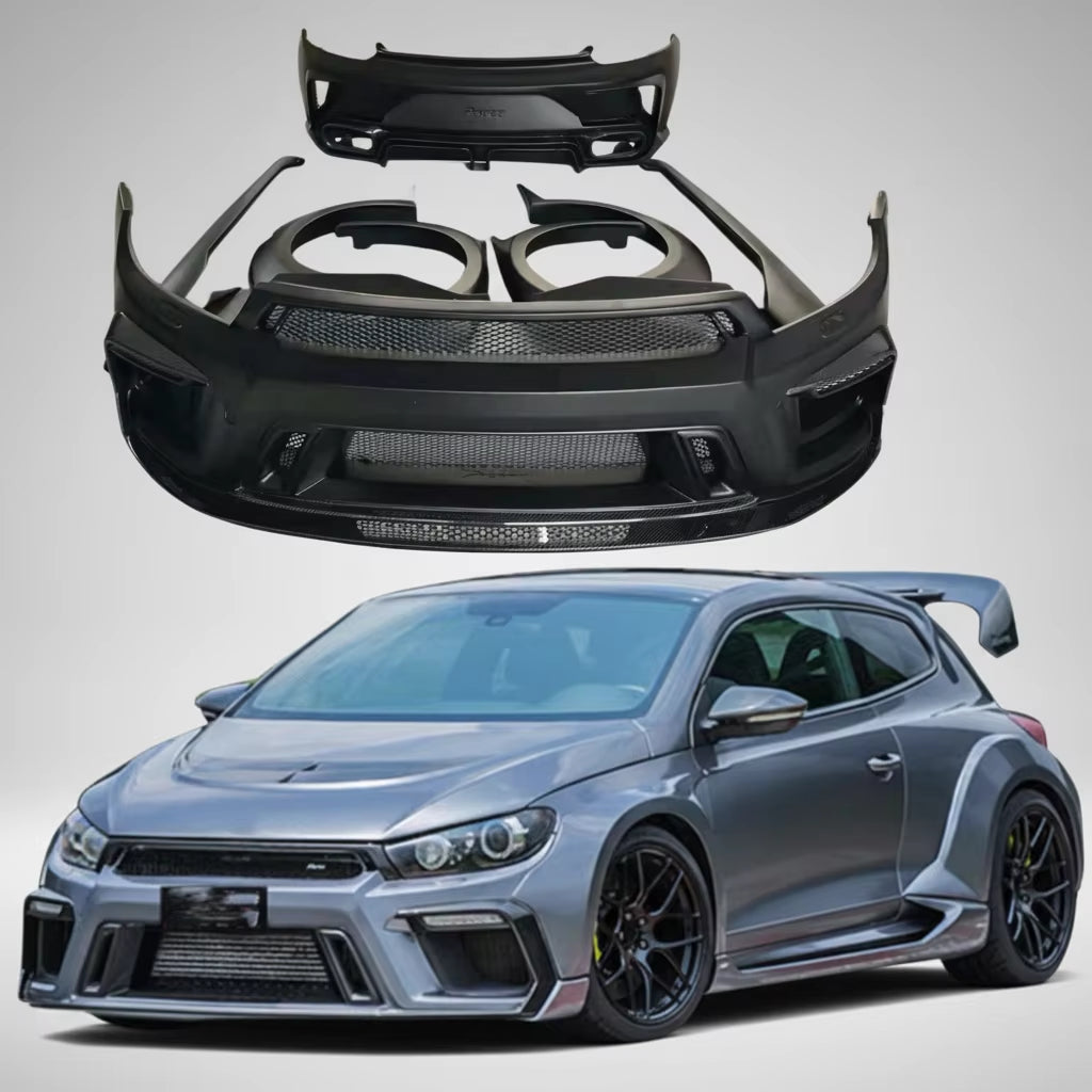Hot Sale Factory Price ASP Style Body Kit Car Rear Bumper Diffuser Hood Popular Body Kit for Volkswagen Scirocco