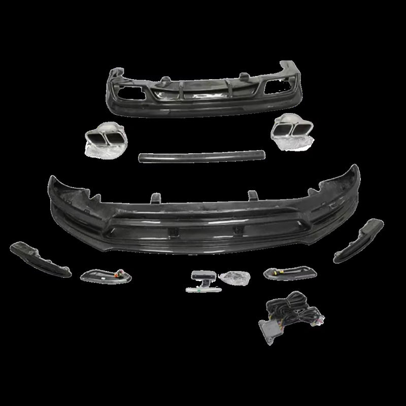 LD Style Carbon Fiber Body Kit for X167 Gls Mercedes Maybach Gls480 Gls600 Lip Bumper Side Skirts Spoiler Diffuser Car Parts