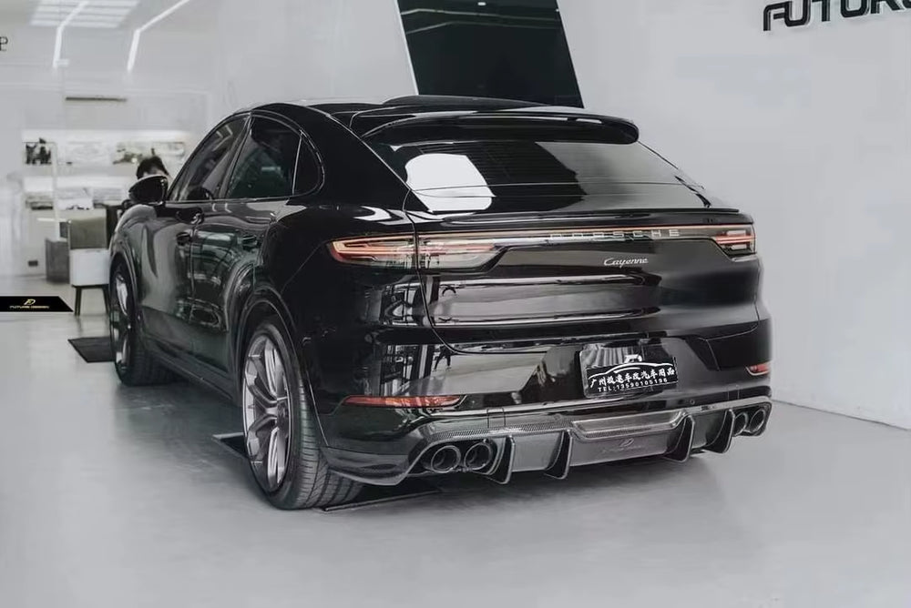 Carbon Fiber Body Kit for Cayenne Coupe Upgraded Fd-Style Carbon Fiber Front Lip Diffuser Body Kit