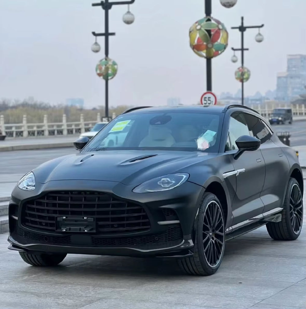 Upgraded 707 Style Body Kit for Aston Martin DBX Dry Carbon Fiber Front and Rear Bumper Diffuser Spoiler Body Kit