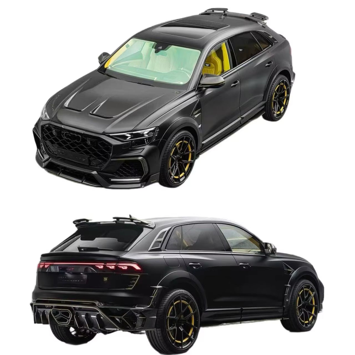 Msy Style Dry Carbon Fiber Body Kit for Audi Rsq8 2025+ Msy Front Bumper Rear Bumper Side Skirt Spoiler Hood Wide Body Kit