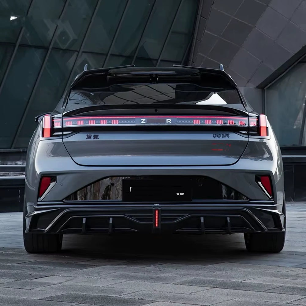 CGW Style Dry Carbon Fiber Body Kit for Zeekr 001 Dry Carbon Fiber Front Lip Skirt Rear Diffuser Spoiler Hood Body Kit