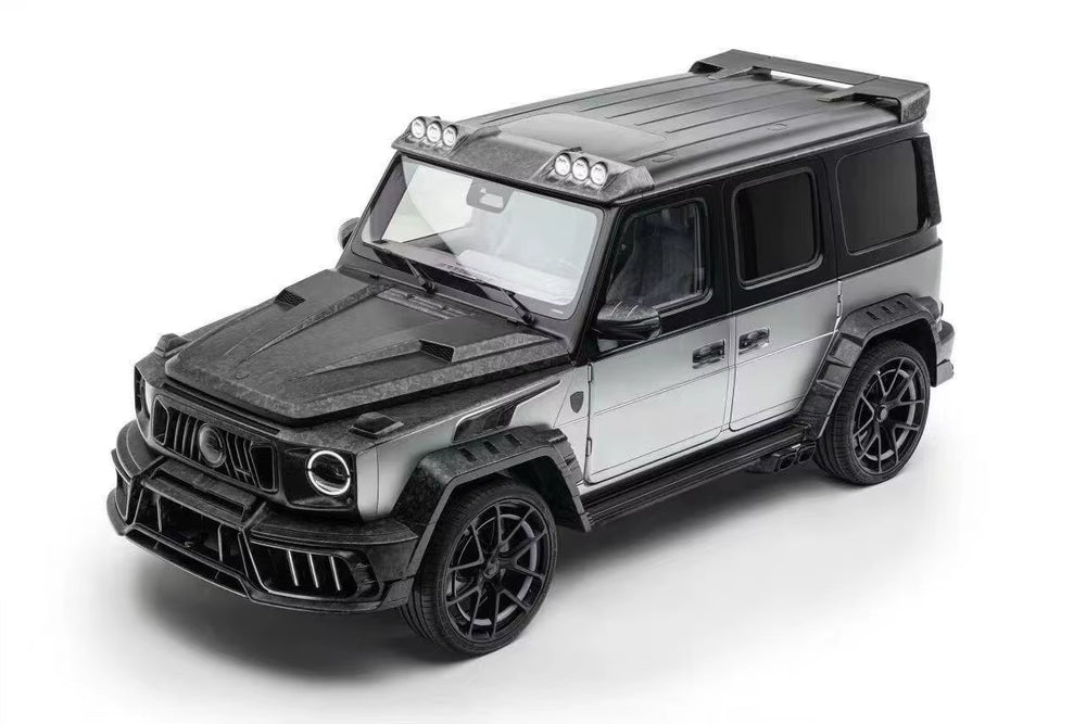MSY Style Forged Dry Carbon Fiber Body Kit for Mercedes-Benz G-Class W464 W465 Front and Rear Bumper Spoiler Hood Wide Body Kit