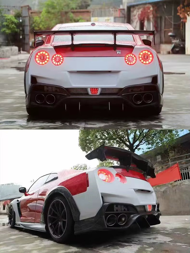 Vrs Style Body Kit for Nissa GTR R35 Carbon Fiber Front Bumper Rear Bumper Side Skris Spoiler Hood Body Kit