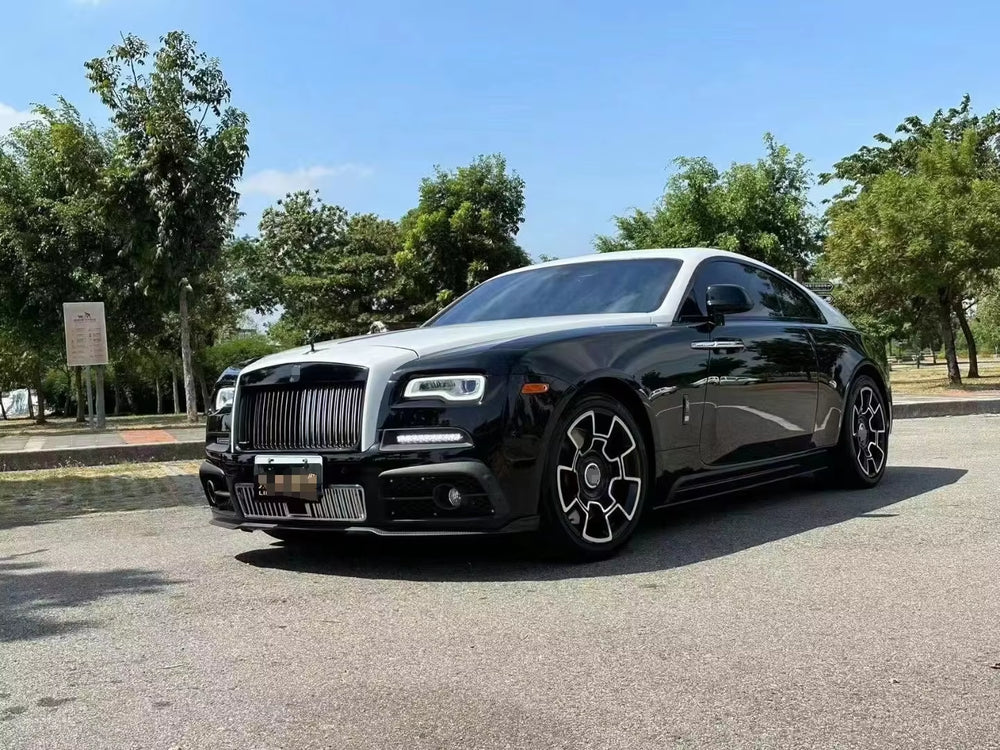 M Style Body Kit for Rolls Royce Phantom Dry Carbon Fiber Front and Rear Bumpers Diffuser Spoiler Body Kit