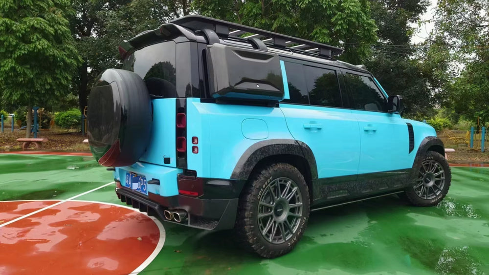 Carbon Fiber Body Kit Car Part for Range Rover Defender Carbon Fiber Rear Wing