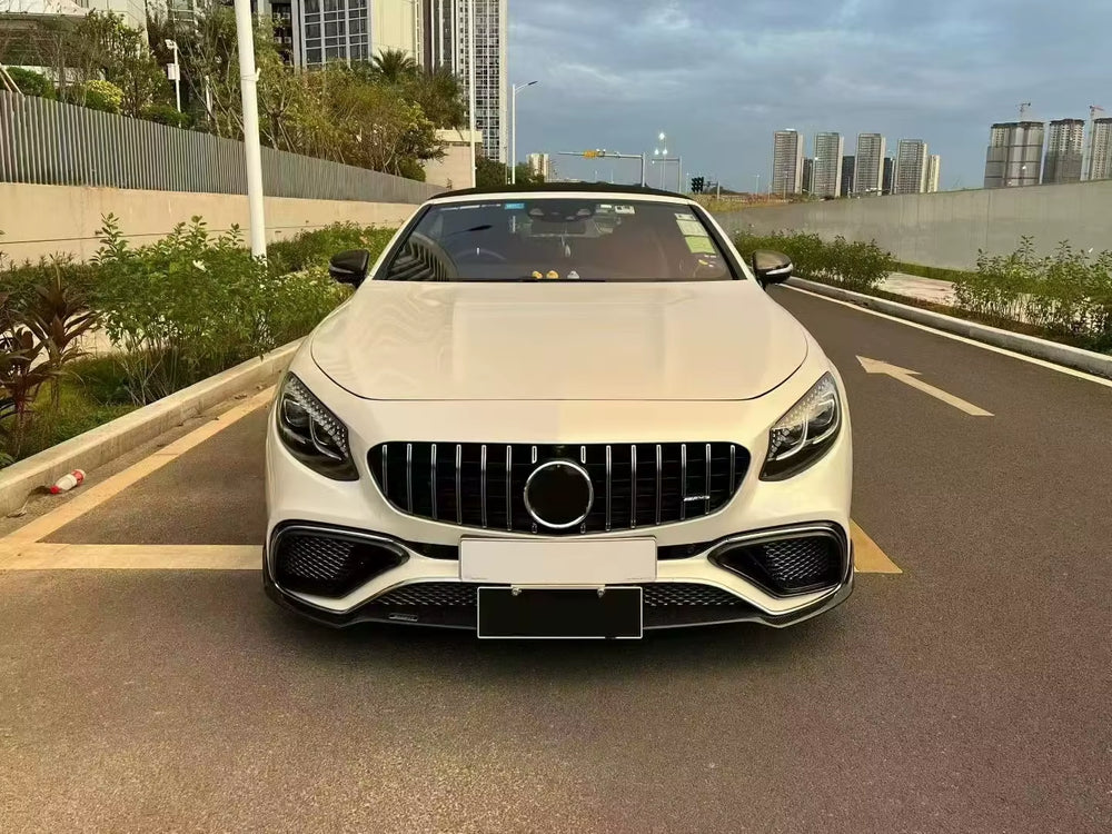 Carbon Fiber Body Kit for Mercedes-Benz S Class W217 Coupe Carbon Fiber Front Lip Rear Diffuser Spoiler Body Kit