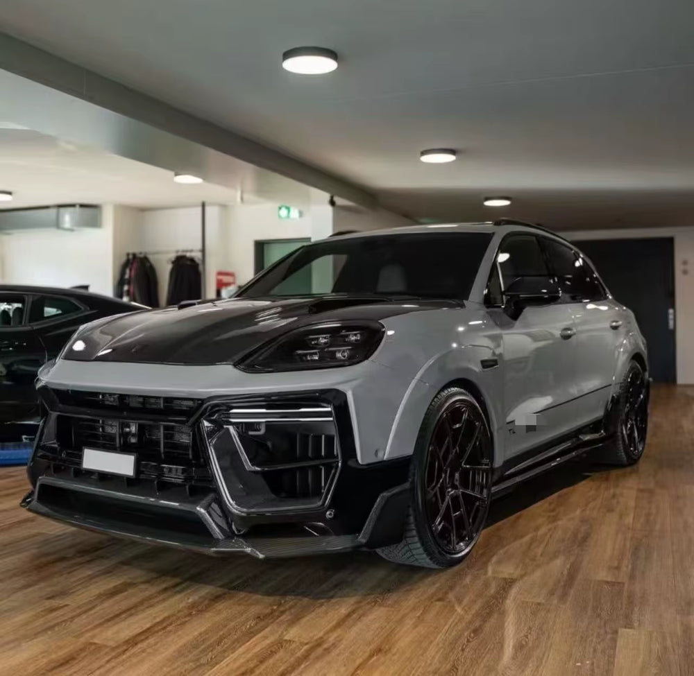 Premium Dry Carbon Fiber T-Style Body Kit for Porsche Cayenne 9Y0 & 9Y0.2 (2018-2025) Wide Body Kit