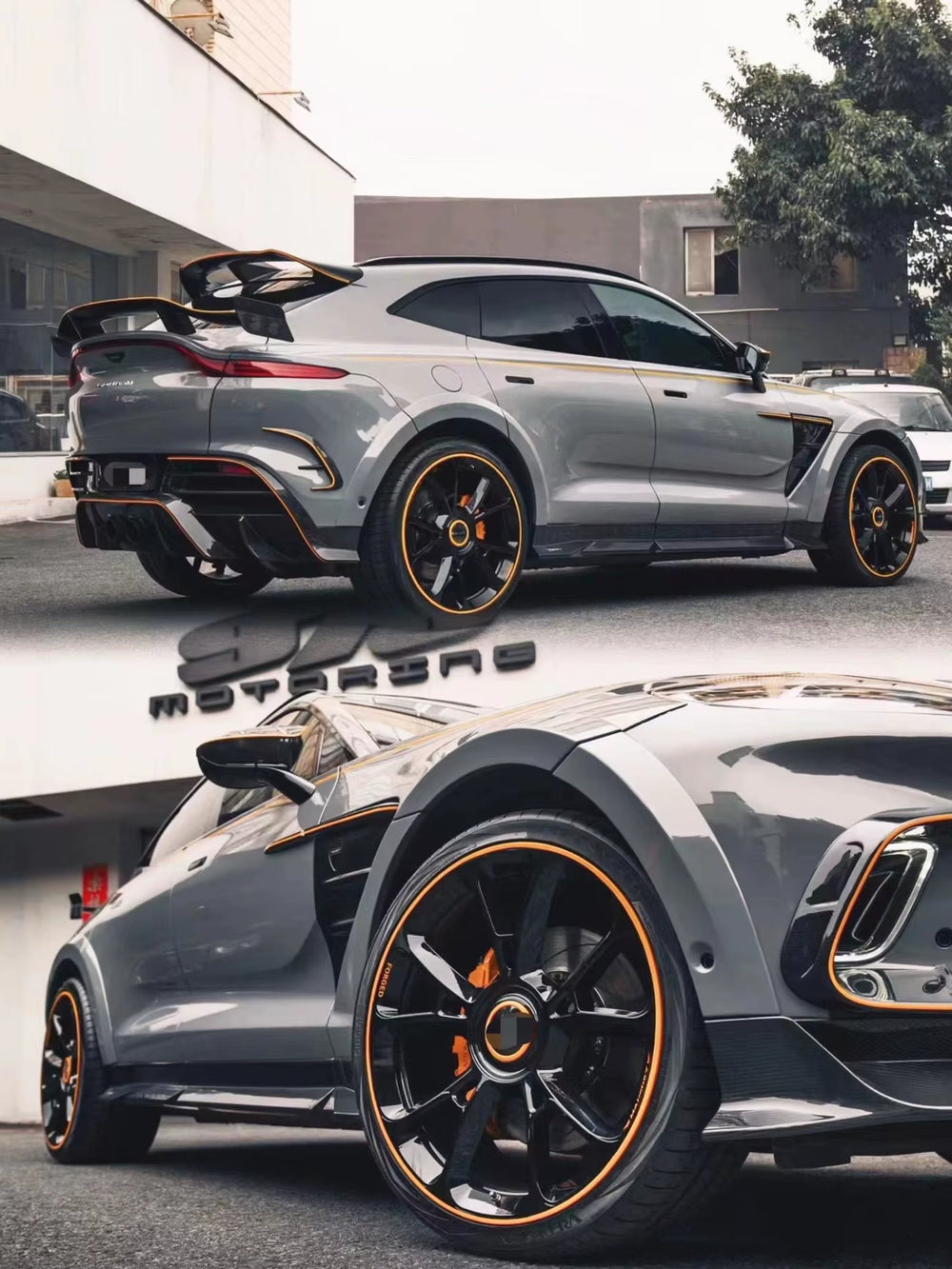 Msy Style Front and Rear Bumper Spoiler Carbon Fiber Body Kit for Aston Martin Dbx Body Kit