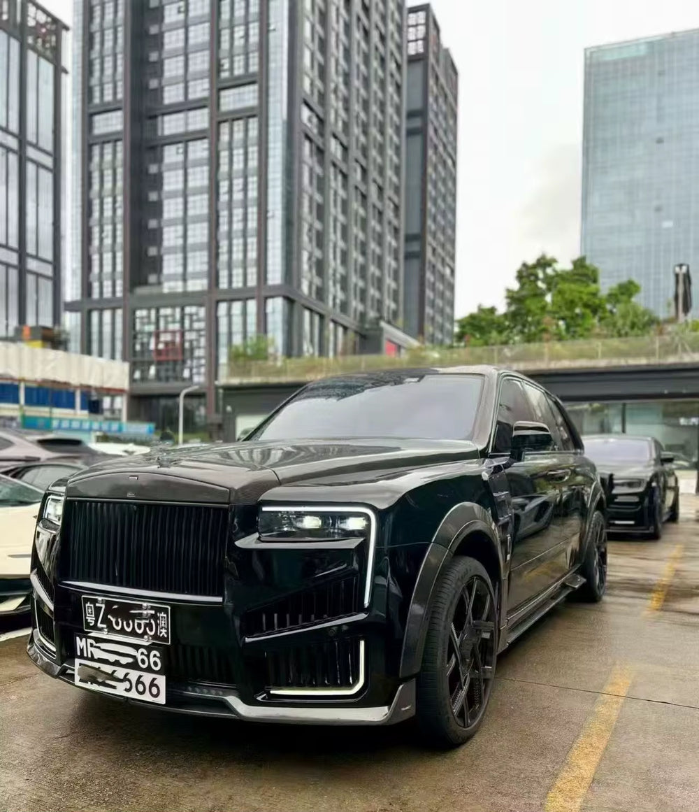 2025 Cullinan MS Style Body Kit for Rolls Royce Cullinan Carbon Fiber Bumper Hood Fender Diffuser