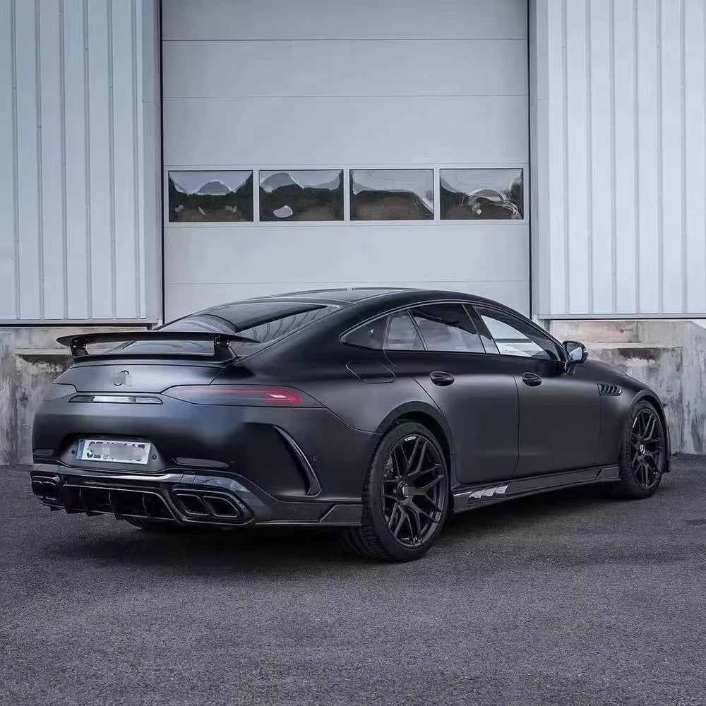 Carbon Fiber TOP Style for Mercedes Bens Amg Gt50 Gt63 Gt63S Front Lip Rear Wing Bumper Body Kit