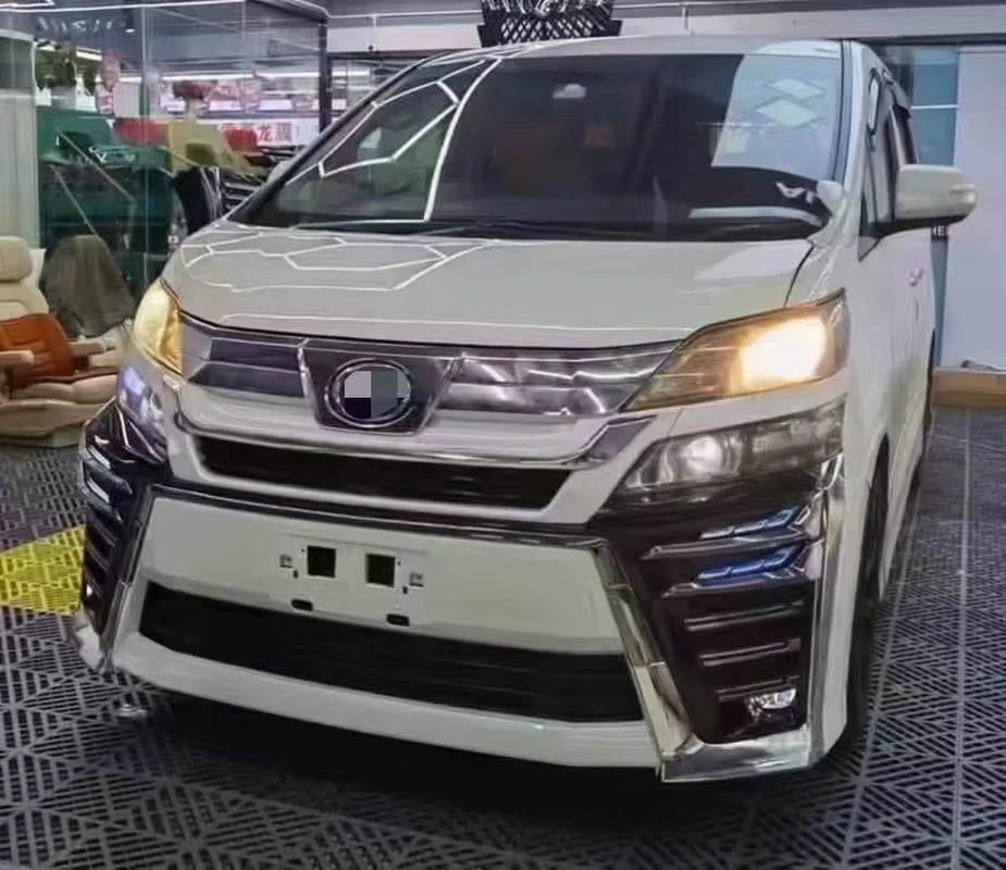 Car Bumper for 2010-2014 Toyota Vellfire Upgrade 2020 Front and Rear Bumpers