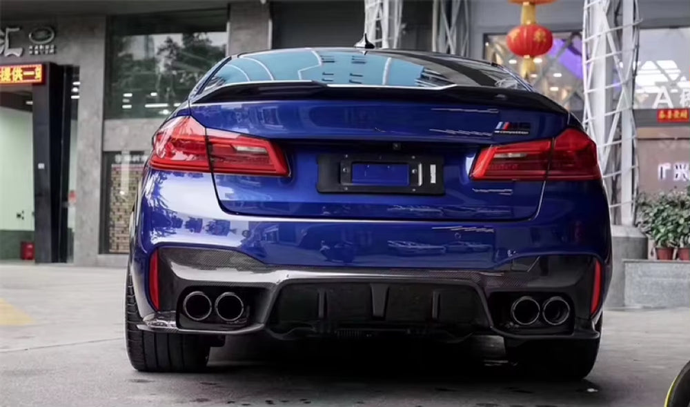 3D Style Body Kit for BMW M5 F90 Carbon Fiber Rear Diffuser Spoiler