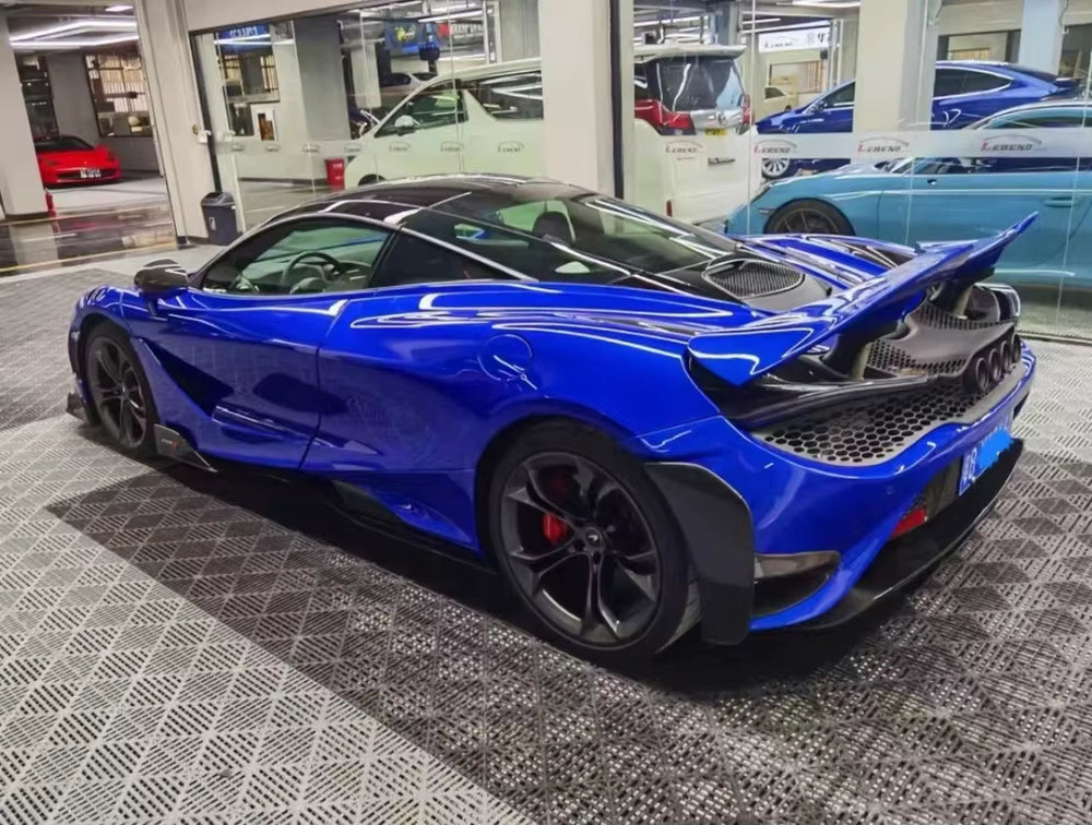 Upgraded 765LT Style Body Kit for Mclaren 720S Front and Rear Bumper Side Skirt Diffusers Hood