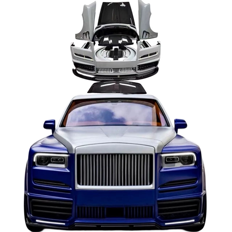 High-Quality Dry Carbon Fiber Body Kit for Rolls-Royce Cullinan Msy Style Bumper Wide-Body Hood Body Kits