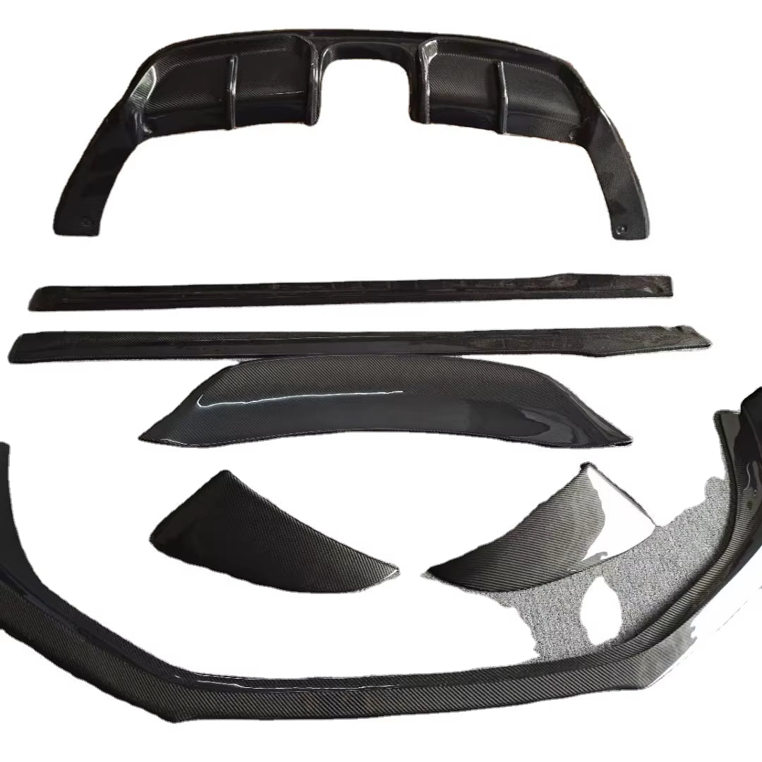 Carbon Fiber Body Kit Front Lip Rear Lip Side Skirt for Porsche Boxster 718 YG Style Body Kit
