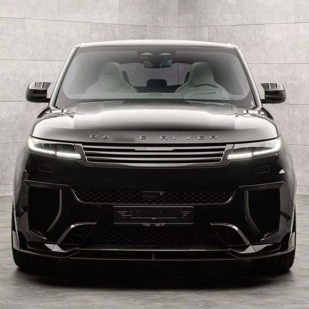Msy Style Dry Carbon Fiber Body Kit for RANGE ROVER SPORT Front Lip Skirt Rear Diffuser Spoiler Hood Wide Body Kit