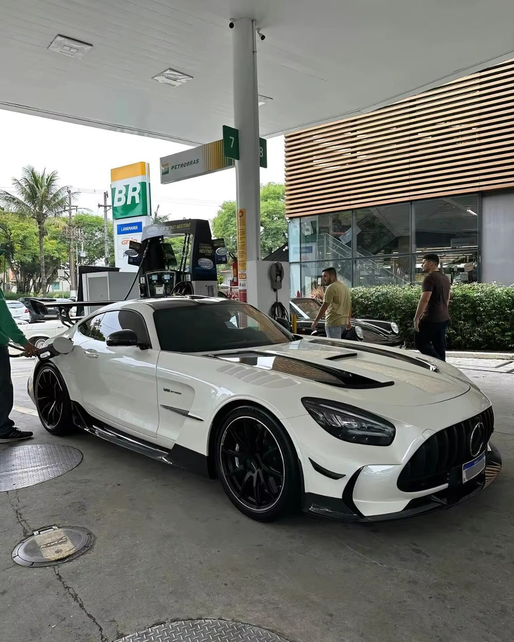 Pp+Dry Carbon Fiber Body Kit for Mercedes-Benz AMG-GT Car Bumper Upgrade Black Series Front and Rear Bumper Spoiler Body Kit
