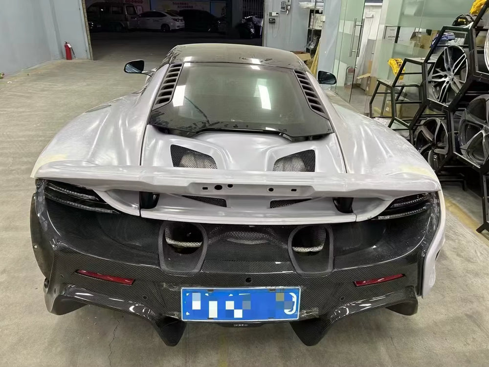 Upgrade 675LT Style Body Kit for Mclaren Mp4-12C 650S Front Bumper Rear Bumper Fender Hood Rear Diffuser Spoiler Hood