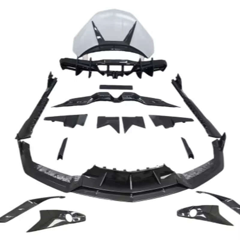 Factory Direct MSY Style Dry Carbon Fiber Front Lip Rear Body Kit for Lamborghini Revuelto Side Skirt Diffuser Spoiler Hood