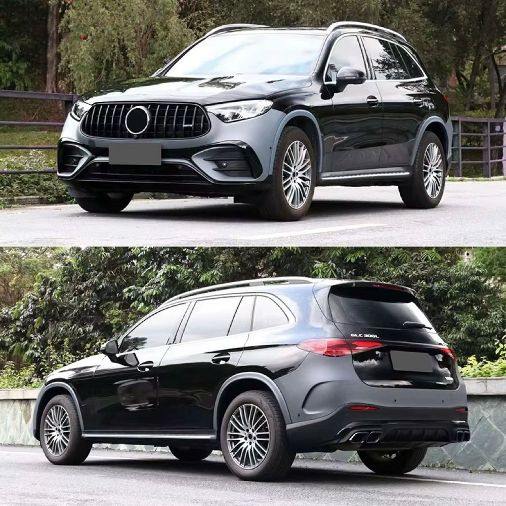 Upgrade to GLC63 AMG Style for Mercedes-Benz 2024 X254 Body Kit Front Bumper Kits with Lip