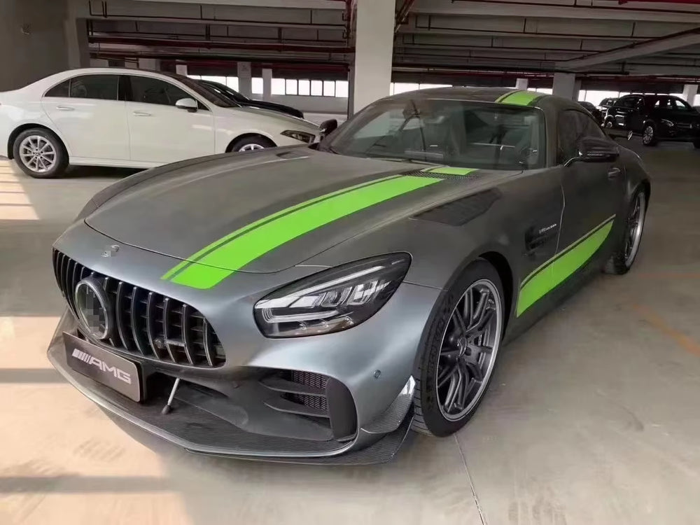 Car Bumper for Mercedes-Benz AMG GTS GTS GTC GTR Pro Style Front Bumper Carbon Fiber Body Kit