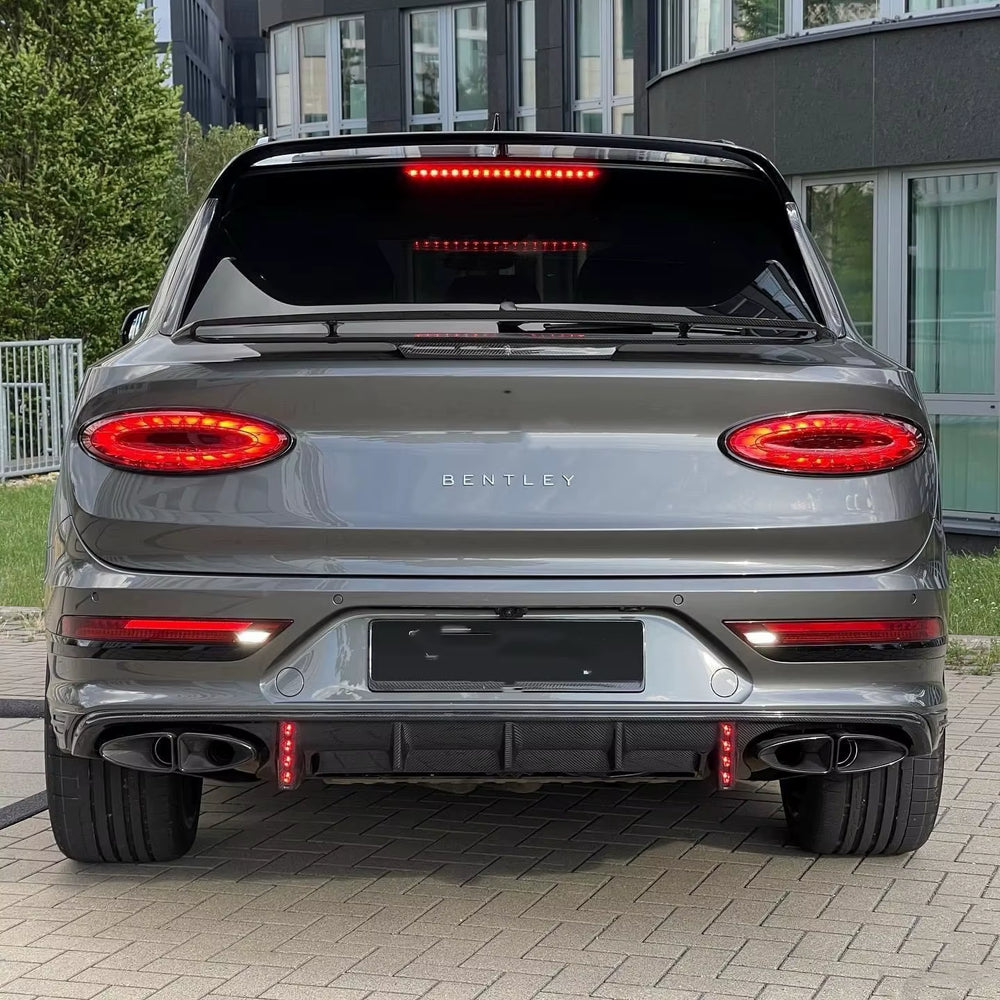 LD Style Body Kit for Bentley Bentayga Dry Carbon Fiber Front and Rear Bumper Front Lip Rear Diffuser Spoiler Body Kit
