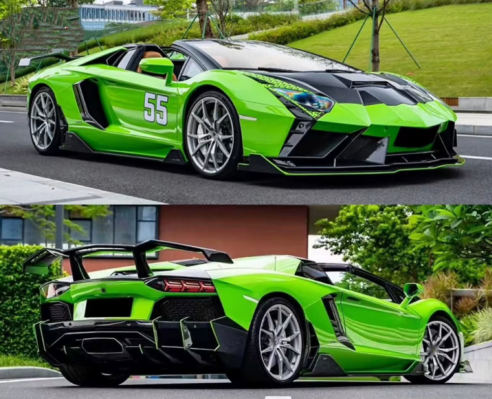 CT Style Dry Carbon Fibre Body Kit for Lamborghini Aventodor Lp700 Front Bumper Rear Bumper Side Skirt Spoiler Hood Body Kit