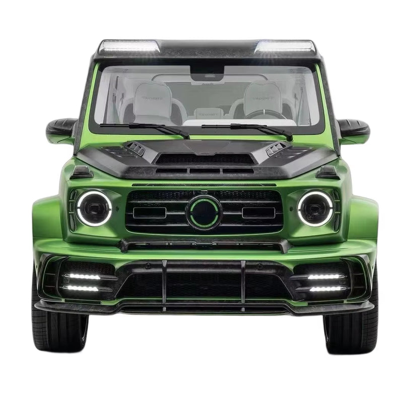 Msy Style Body Kit Is Suitable for Mercedes-Benz G-Class G63 to Upgrade P900 Front and Rear Bumper Wide Hood.