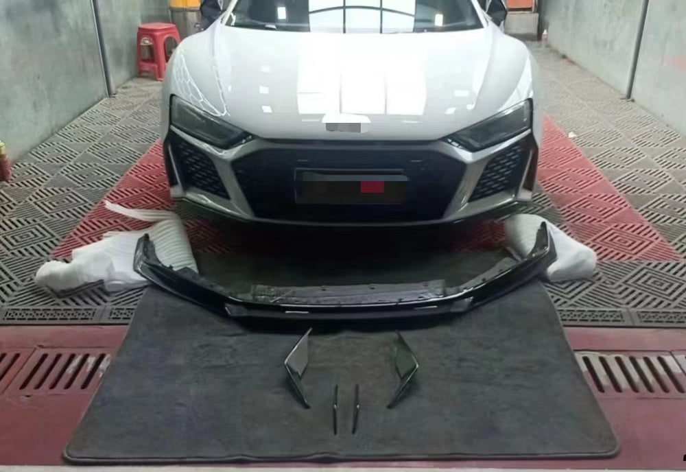 RD Style Dry Carbon Fiber for Audi R8 Body Kit 2022 New R8 Front and Rear Bumper Front Lip Spoiler Body Kit