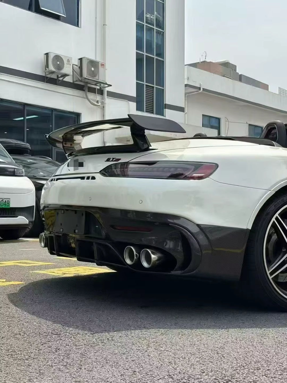 Black Series Body Kit for Mercedes-Benz AMG GT/GTS Front Rear Bumper Hood Fender Spoiler Front Rear Lip