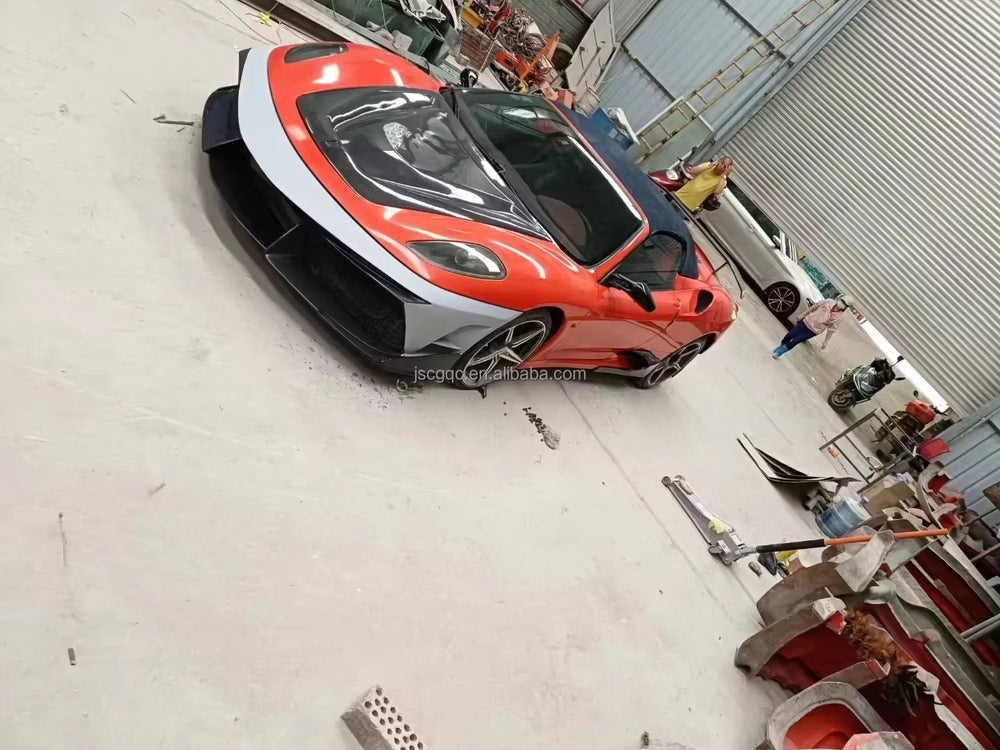 Body Kit Half Carbon Fiber for Ferrari F430 Vorsteiner Style Front Rear Bumper Fender Hood