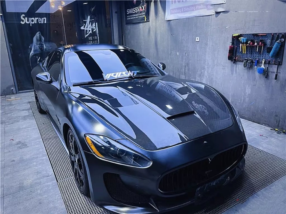 Carbon Fiber Body Kit Engine Cover for Maserati Granturismo Carbon Fiber Hood