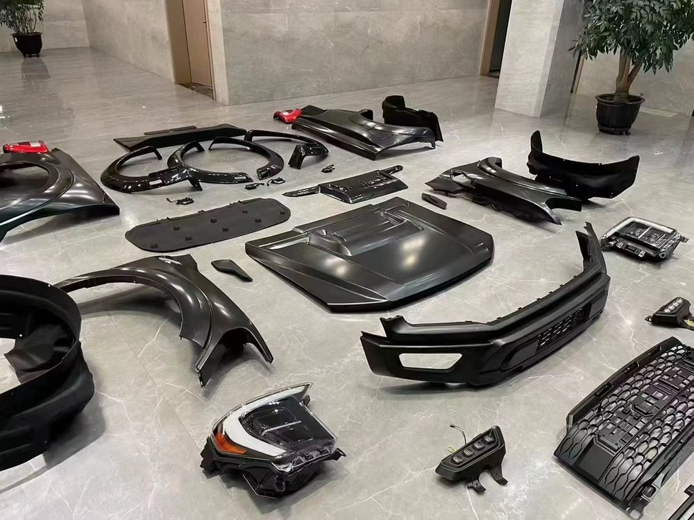 Auto Car Front Bumper Body Kits for Ford Ranger 2012-2021 T6 T7 T8 Upgrade Raptor F150