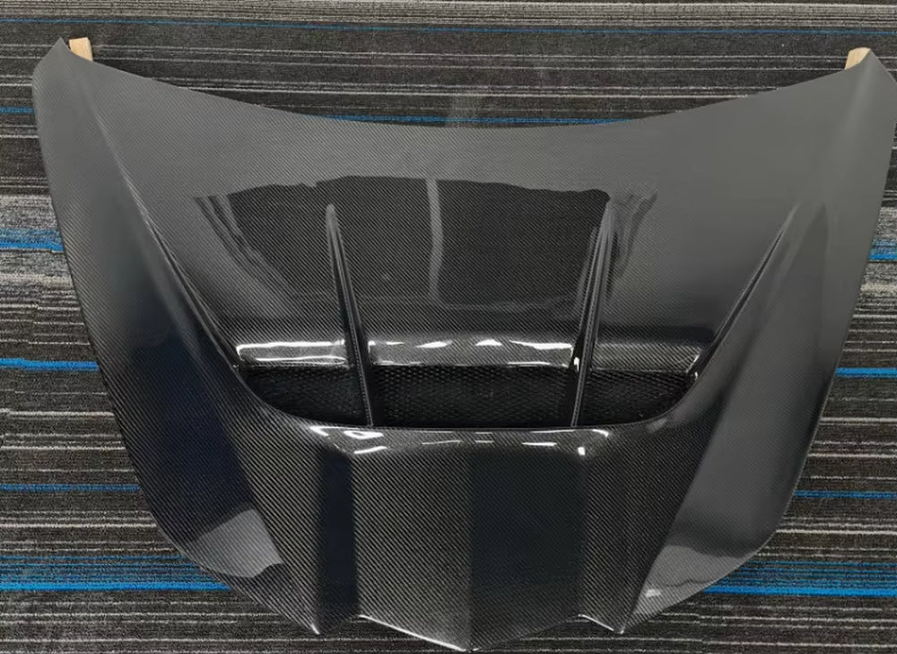 ZR1 Style Carbon Fiber Hood for Chevrolet Corvette C8 Engine Cover Front Hood Bonnet Trunk Lid for C8
