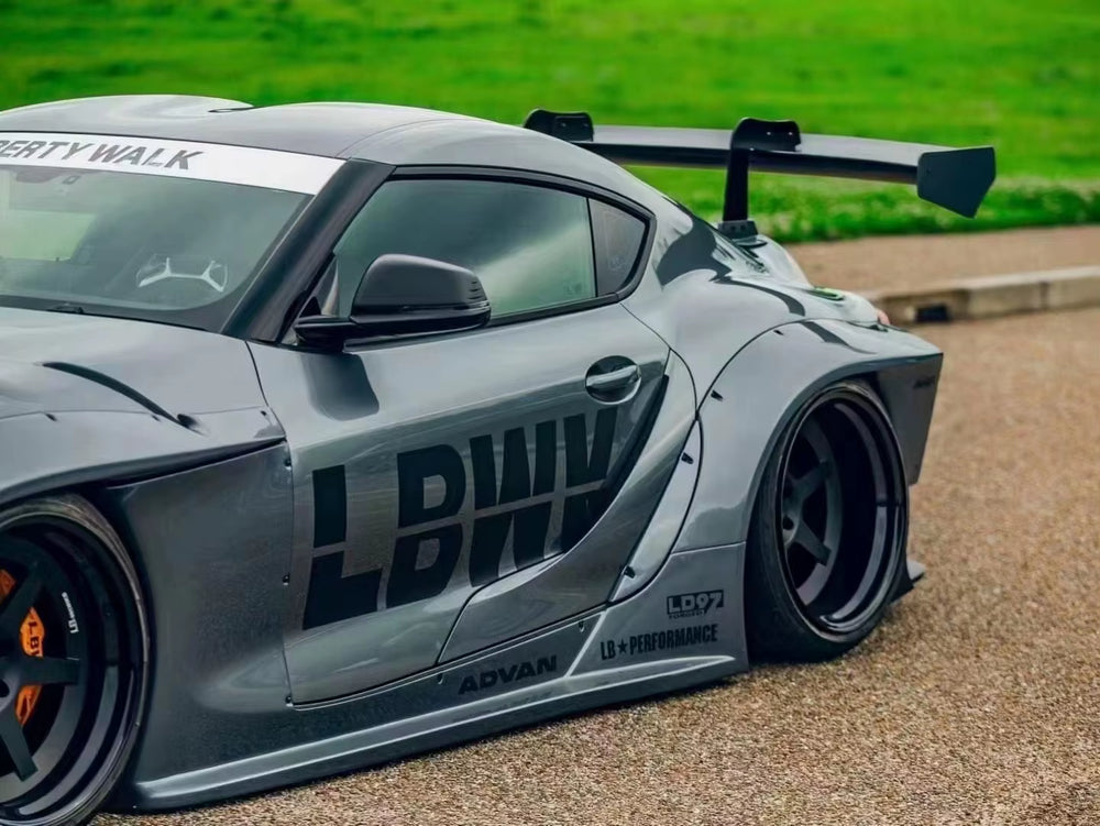 Body Kit for Toyota Supra A90 Mk5 LB Style FRP Car Bumper Body Kit Forauto Parts