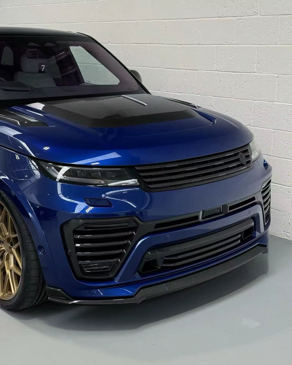 UB Style Dry Carbon Fiber Body Kit for RANGE ROVER SPORT SV Front Lip Skirt Rear Diffuser Spoiler Hood Wide Body Kit