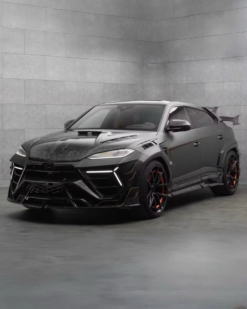 Msy Style Dry Carbon Fiber Front Bumper Hood Side Skirts Rear Diffuser for Lamborghini Urus SE 2025 Wide Body Kit Upgrade