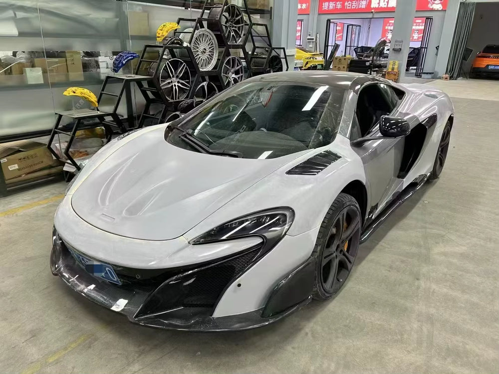 Upgrade 675LT Style Body Kit for Mclaren Mp4-12C 650S Front Bumper Rear Bumper Fender Hood Rear Diffuser Spoiler Hood