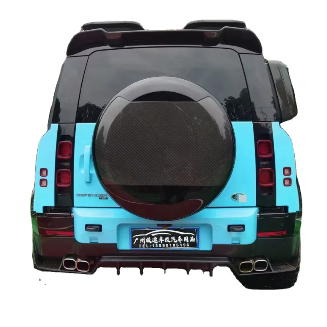 Carbon Fiber Body Kit Car Part for Range Rover Defender Carbon Fiber Rear Wing