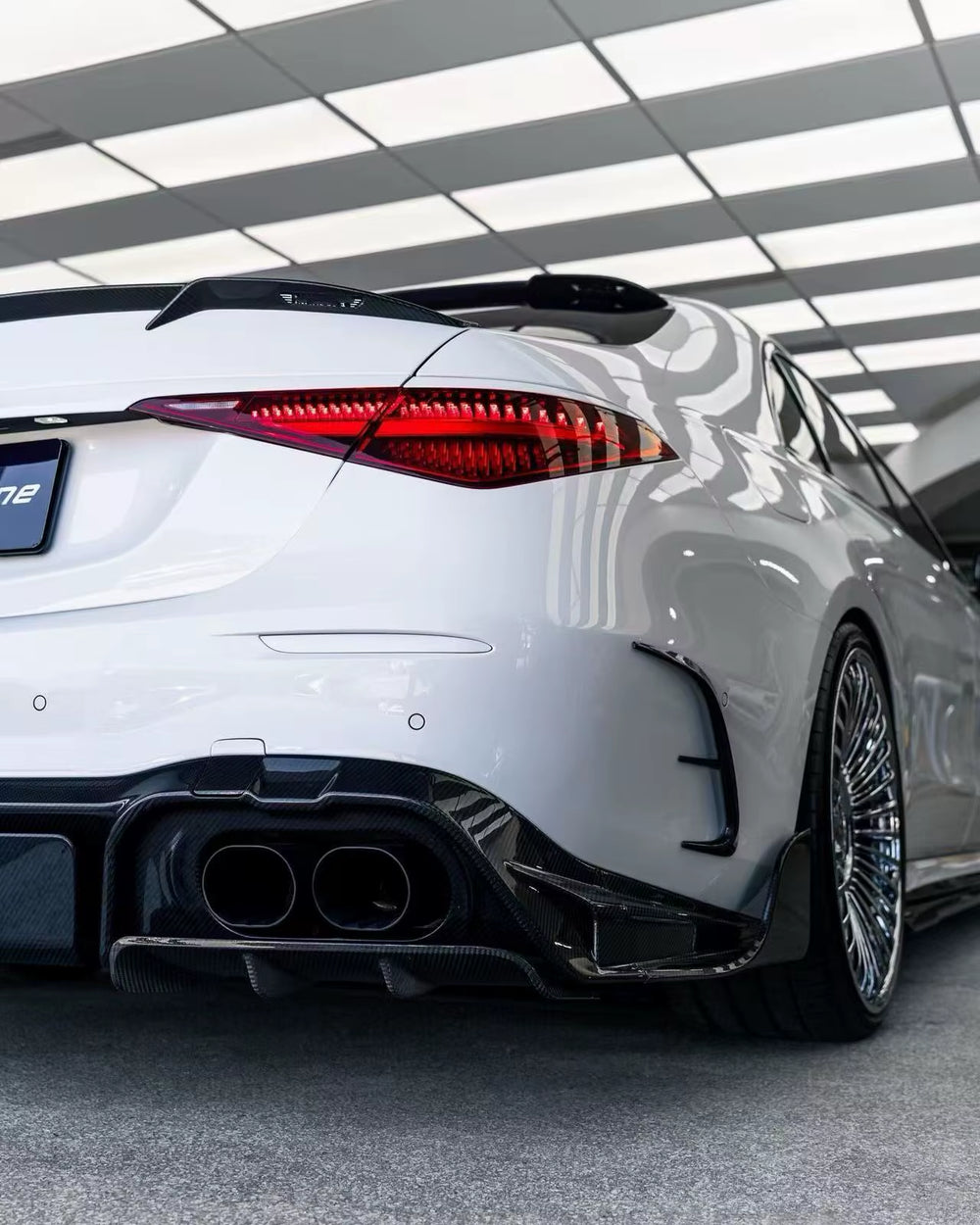 MSY Dry Carbon Fiber Body Kit for Mercedes-Benz S63 AMG 2024+ Carbon Fiber Front Lip Skirt Rear Diffuser Spoiler Hood Body Kit
