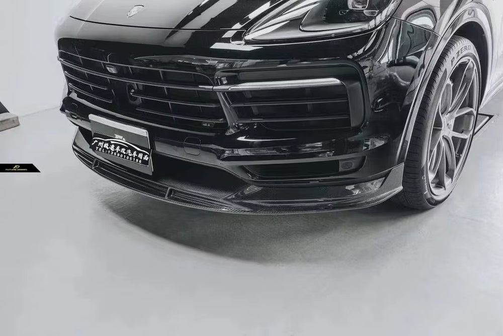 Carbon Fiber Body Kit for Cayenne Coupe Upgraded Fd-Style Carbon Fiber Front Lip Diffuser Body Kit